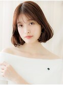 フェザーバング抜け感ワンカール小顔AラインボブZ北浦和30代40代