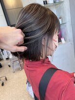 エリマ 調布(elima) 白髪ぼかしハイライト脱白髪染めハイライト筋感ハイライト40代