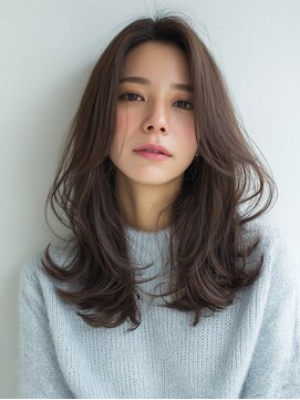 リンク(Link Hair&Spa) 大人ヘア/オフィスカジュアル/透明感カラー/顔周りカット