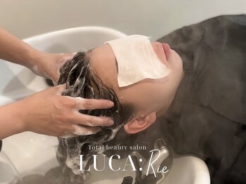 ルカリエ(LUCA:Rie)の写真/【平日/新規限定】カット+エイジングケアスパ¥7700☆根元ふんわり&ハリ・コシのある艶髪へ◎