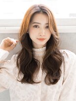 エスドットブルーム 梅田店(S.BROOM) 艶髪ウェーブ/グレージュカラー/ロングヘア