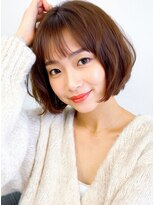 ヘアーブリーズ(hair breeze) 似合わせボブパーマ/ブリーチなしカラー/20代30代夏カラー