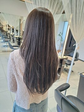 ミック ヘアアンドメイクアップ 高田店(miq Hair&Make up) ハッシュカット/ダークチョコレートブラウン/イルミナカラー