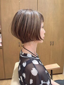 ヘアー ドレッサー パワードール(Hair Dresser) 60代、アッシュグレーな白髪染め！