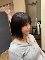 アルター(aL ter)&nbsp;【似合わせボブ】黒髪 シースルーバング/鎌取/林愛華