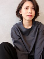 ソルト(Salt)&nbsp;大名<Salt>耳にかけても可愛いふんわりボブパーマ(OKABE)