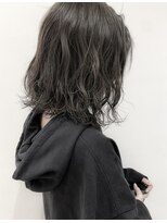 ネイヴィル オモテサンドウ(navile omotesando)&nbsp;☆ブリーチなしシアーグレージュ×小顔外ハネボブnavile表参道