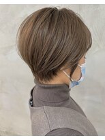 ロアヘアーコーディネート 京都駅前店(LoRE hair coordinate)&nbsp;LoRE☆ショートボブ・ミルクティーベージュ