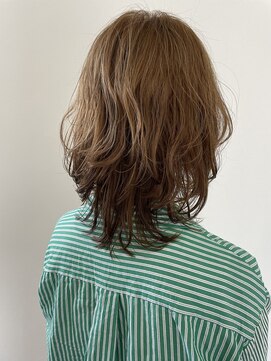 フォーディー(for D) Hair Salon for D　×　ミディアムウェーブ