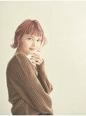 ボブ/カーキグレージュ/マッシュショート/大人かわいい[新宿駅]