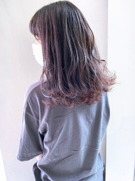 モルニ(MORNI) マロンブラウン_マロンベージュ Aラインボブ かきあげ