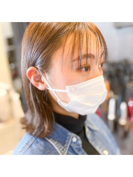 バサラ 敷戸店(basara) 髪質改善×ナチュラルアッシュ×外ハネボブ【大分わさだ】
