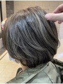【白髪ぼかし】グレージュハイライト