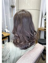 ヘアアンドメイク スタジオ ミムロ(HAIR&MAKE STUDIO MIMURO) ミディアムレイヤー・艶ブルージュ