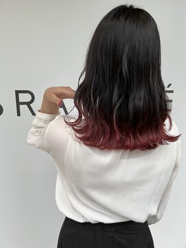 ブランシェ 名鉄小幡駅前店 インナーカラー×グラデーションカラー