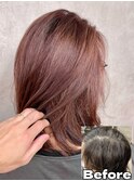 no.1ダメージレス！ロッド式白髪ぼかし 脱白髪染めハイライト