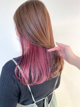 ヒビヲ(HIBIO) ダブルカラーベージュカラーハイトーンカラーケアブリーチボブ