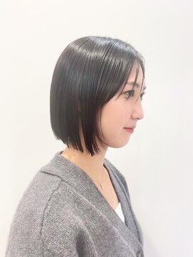 モリオフロムロンドン 松戸店(Morio from London) 【松戸 藤原】大人かわいいぱっつとボブ ストレート