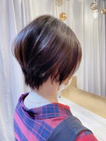 アンド ラ ブランシュ(&.La Blanche)&nbsp;ボブウルフ/グレージュカラー/黒髪カタログ/ココアベージュ/大宮