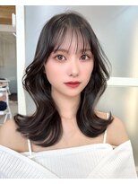 アフロートリノ(AFLOAT Leino)&nbsp;大人可愛いくびれヘア　韓国ヘア　レイヤーカット　髪質改善