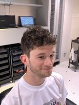 フランクスバーバーザスタンド(Frank’s barber the stand)&nbsp;外国人風メンズツーブロックナチュラルパーマショートF