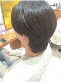 メンズウルフ/メンズカット/韓国ヘア/ナチュラルブラウン/爽やか