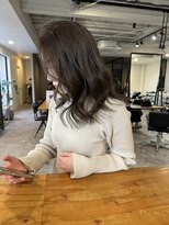 ナンバー(number+)&nbsp;20代30代大人可愛い髪質改善カラーアッシュグレージュ