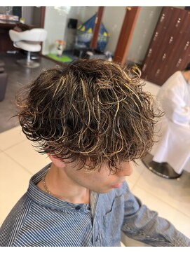 ドープリット(Dope LIT) 波巻きパーマ×ハイライト