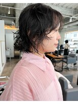 カフ(CAF) CAF 照下 ボブパーマ カール 大阪パーマ