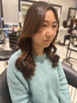 アピッシュ ギンザ(apish ginza) 韓国風パーマ/コテ巻き風パーマ/伸ばしかけ/髪質改善