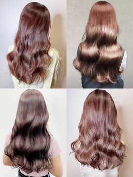 アース 明石店(EARTH) 大人可愛い髪質改善カラーラベンダーベージュ毛先パーマ透明感