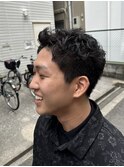 メンズ × スパイキーショート