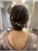 ルーズアップヘアセット