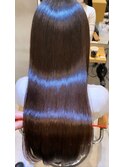 髪質改善＊ロングレイヤーグレーベージュ＊美髪【Zina船橋】
