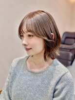 ルル 表参道(lulu.)&nbsp;黒髪/ボブウルフ/ネビージュ/小顔/ワンレン