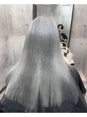ホワイトシルバー×髪質改善