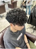 スペインカール、メンズカット