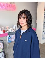 アンゼロ(UNZELO) 高校卒業記念のレイヤーパーマ