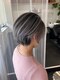 カラ ヘアーサロン(Kala Hair Salon)の写真/《祇園四条/河原町》白髪染めだけど、暗いだけじゃない！デザインカラー感覚で楽しむグレイカラー♪