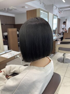 アッシュ 下北沢店(Ash) 前下がりボブ×オリーブグレージュ