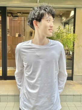 モク 神戸元町店(MOK) 【けっこうしっかりめのニュアンスパーマ】スタイリング簡単!