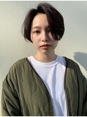 【morio札幌】札幌ショート　黒髪ハンサムショート