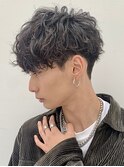 ツイストパーマスパイラル波巻きツイスパシャドウフェザーメンズ
