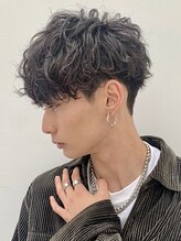 ゼンコー アオヤマ(ZENKO Aoyama) ツイストパーマスパイラル波巻きツイスパシャドウフェザーメンズ