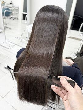 シアー(sheer) 《sheer/氏家》#髪質改善#縮毛矯正#ナチュラル#ロングスタイル