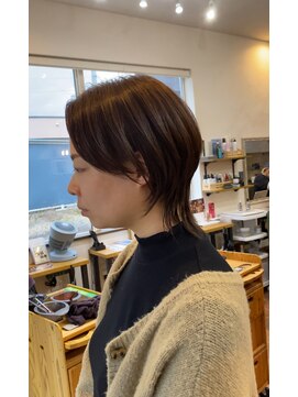 ブランチ(branch) 「周りと差がつく」ショートウルフ ~耳掛けver~