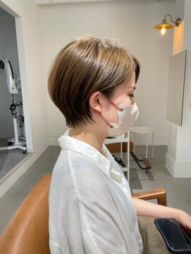 ジュベ 別府店(juve.) 別府ショートボブ顔まわりレイヤーカット髪質改善カラー20代30代