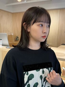 柔らかいナチュラルブラウンカラー