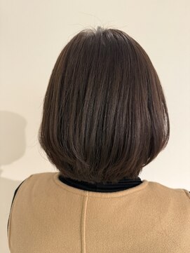 アヴァンスクロス あべのルシアス店(AVANCE.CROSS) ボブ×オリーブベージュ