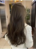 ほんのりくすみグレージュ透明感/冬の美髪・髪質改善ミネラル